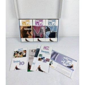 Winsor Pilates 3 VHS Set Sculpt Body Exercise Workout Videos Complete New Sealed